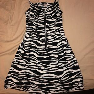 Zebra print dress